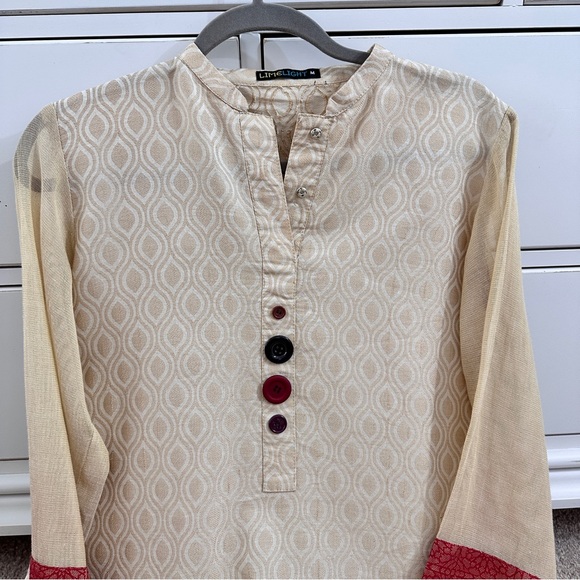 Pakistani limelight jacquard shirt - Picture 5 of 7